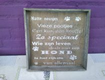 tekstbord huisdier